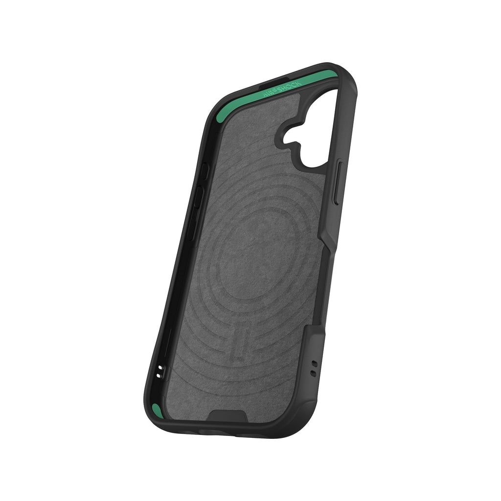 Black Leather Protective Phone Case - Limitless