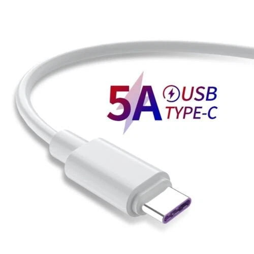 USB Type C Data Cable 5A Fast Charging USB-A to USB-C Charger lot Cord For Phone