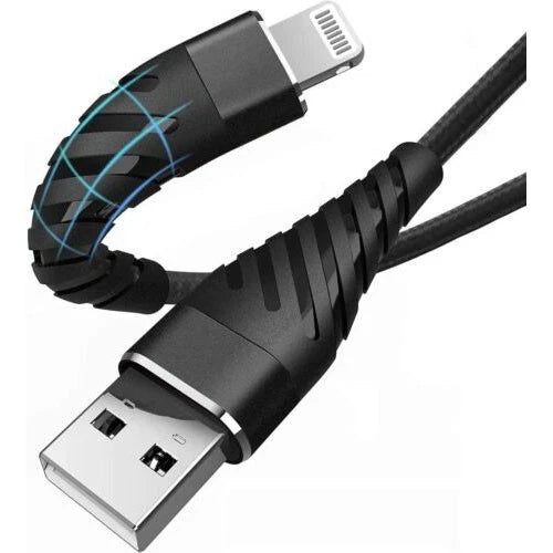 Braided Fast Charger Cable Heavy Duty USB lot Cord Fit iPhone 14 13 12 11 X XR 8