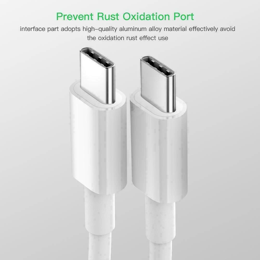 USB-C to USB C Type-C Fast Charging Data SYNC Charger Cable Cord 3/6/10FT lot