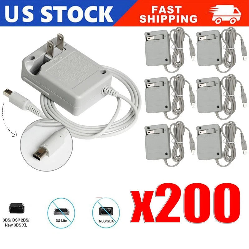 New AC Adapter Home Wall Charger Cable for Nintendo DSi/ 2DS/ 3DS/ DSi XL System