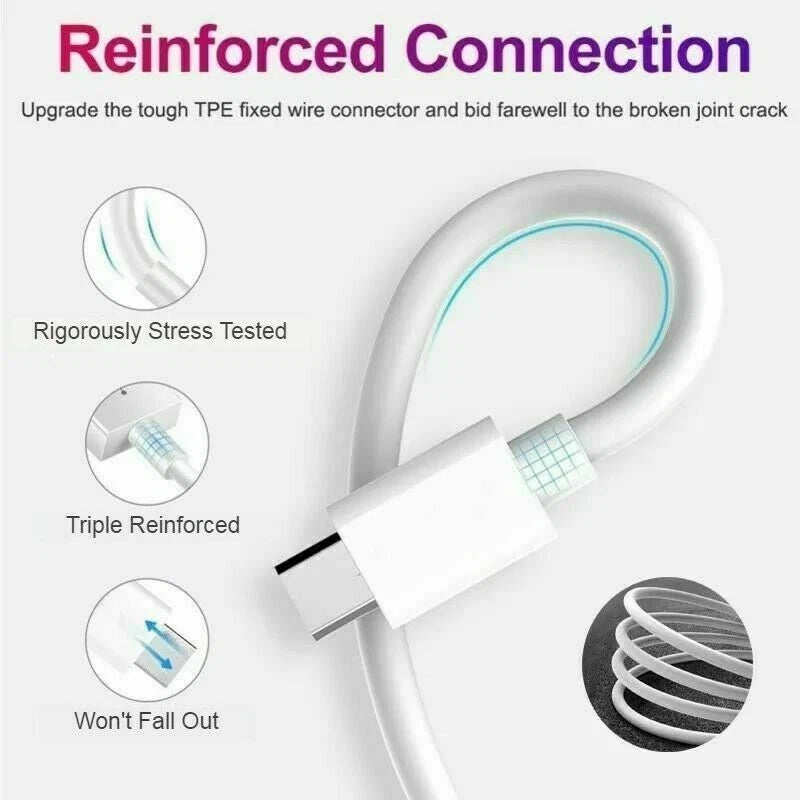 USB-C to USB C Type-C Fast Charging Data SYNC Charger Cable Cord 3/6/10FT lot