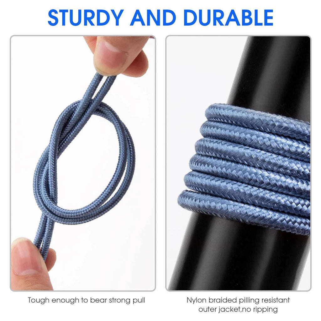 Braided USB to Type-C Fast Charging Data SYNC Charger Cable Cord 3/6/10FT LOT