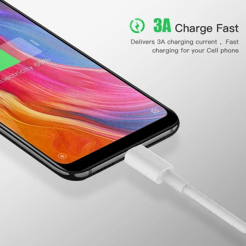 USB-C to USB C Type-C Fast Charging Data SYNC Charger Cable Cord 3/6/10FT lot